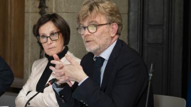 Marc Fesneau et Anne-Marie Bareau au Conseil d'administration du CNPF - Photo Xavier Remongin ? Ministère de l'Agriculture et de la Souveraineté alimentaire